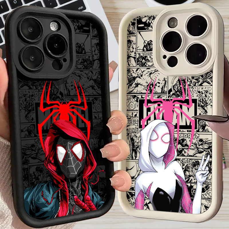Phone Cases Iphone 17 Pro - スパイダーマン マイルズ・モラレス グウェン マーベルコミックスケース Apple iPhone